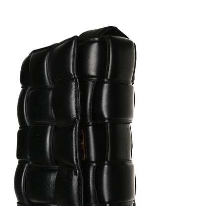 Bottega Veneta Lambskin Maxi Intreccio Padded Chain Cassette Crossbody Bag Black 12 of 13