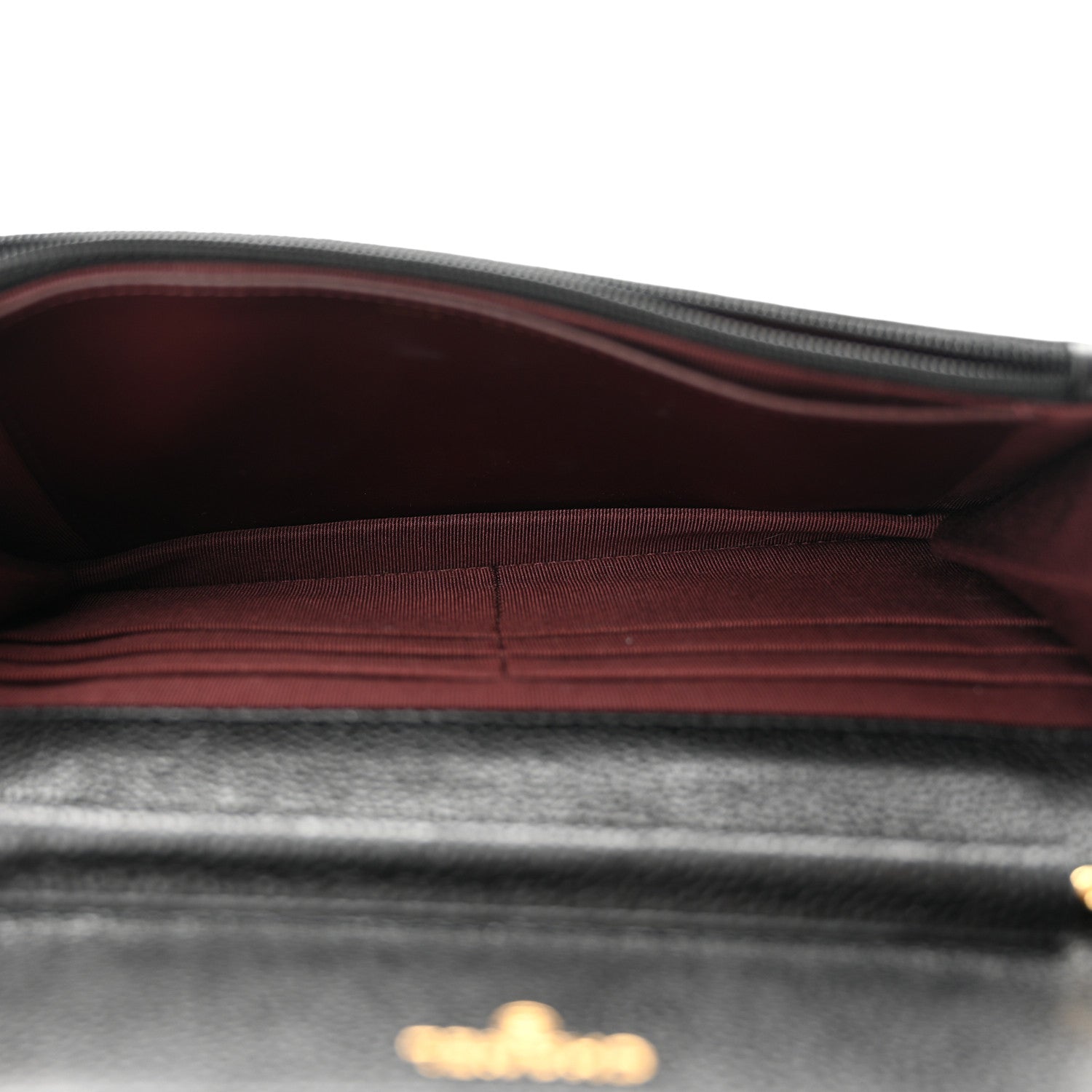 Chanel Caviar Quilted Wallet on Chain WOC Black 5 of 14