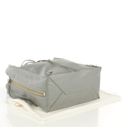 Balenciaga Calfskin Papier A5 Zip Around Tote Metal Grey 4 of 9
