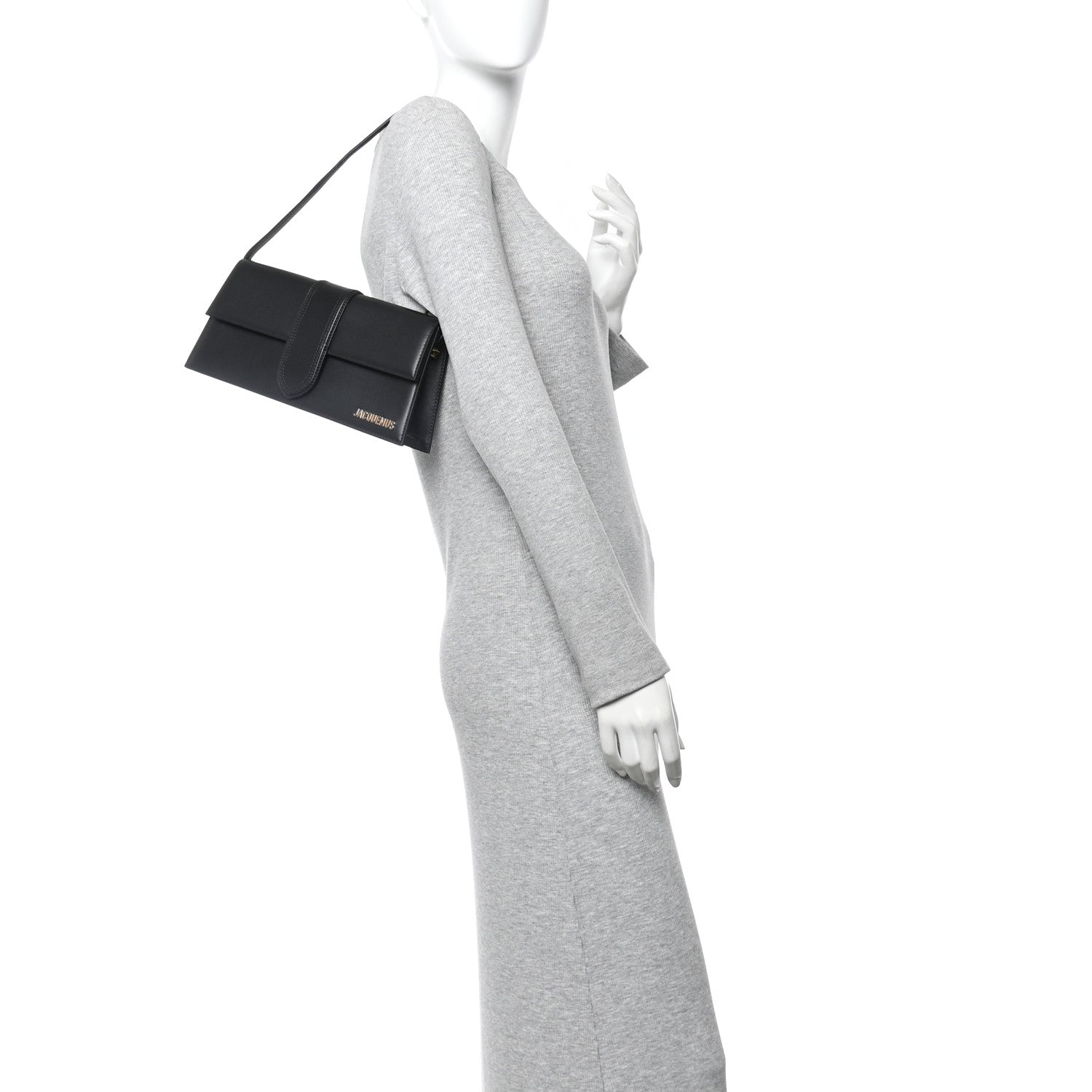 Jacquemus Smooth Calfskin Le Bambino Long Black 2 of 9