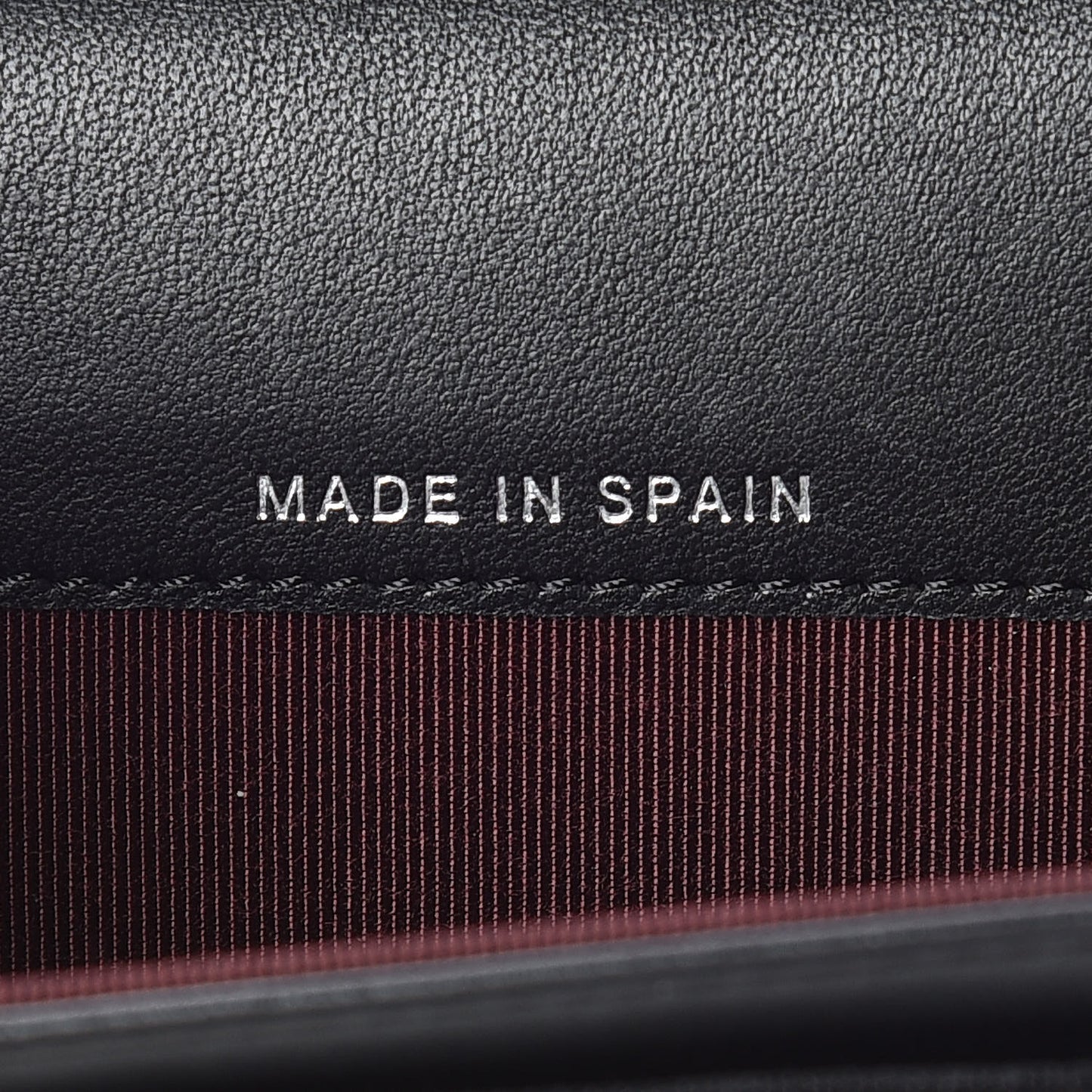 Lambskin Quilted Flap Card Holder Black
