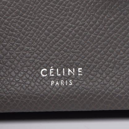 Celine Grained Shiny Calfskin Accordion Card Holder Grey 8 of 8