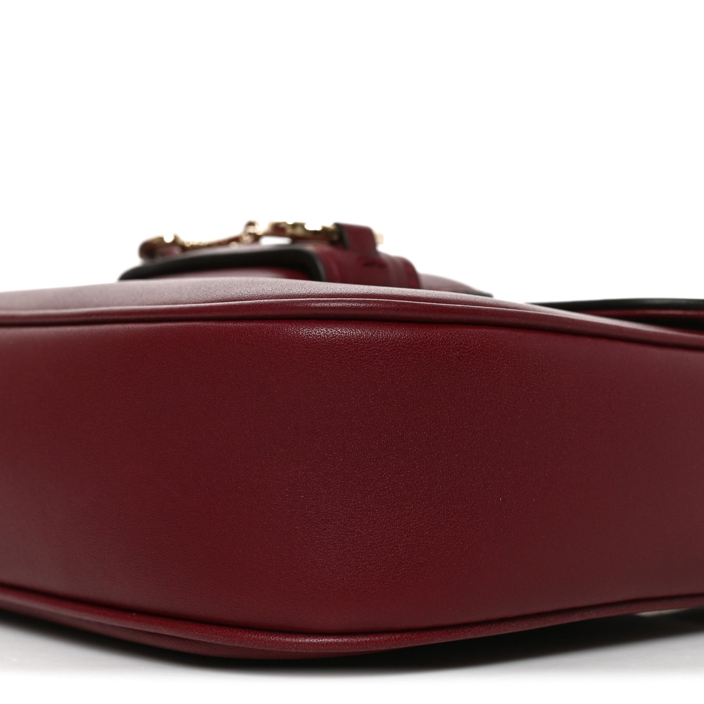 Arabella Calfskin Horsebit 1955 Shoulder Bag Rosso Ancora