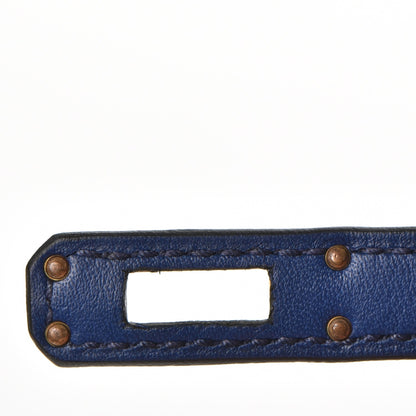 Hermes Swift Birkin 25 Bleu Saphir 22 of 38
