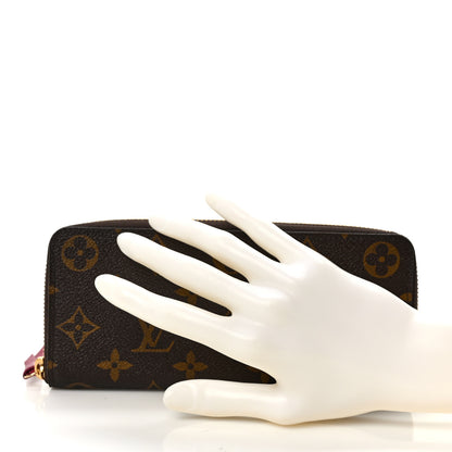 Louis Vuitton Monogram Clemence Wallet Fuchsia 2 of 6