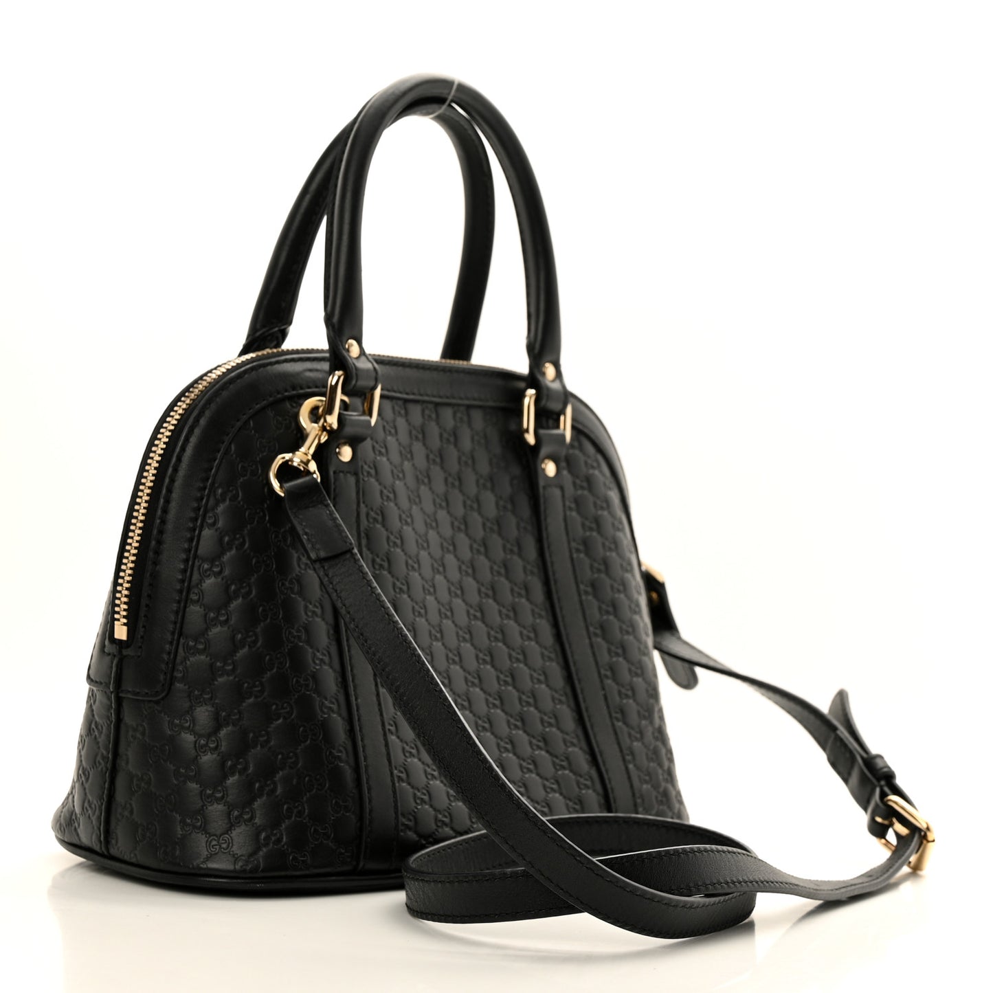 Microguccissima Mini Dome Bag Black
