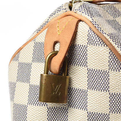 Louis Vuitton Damier Azur Speedy 25 10 of 12