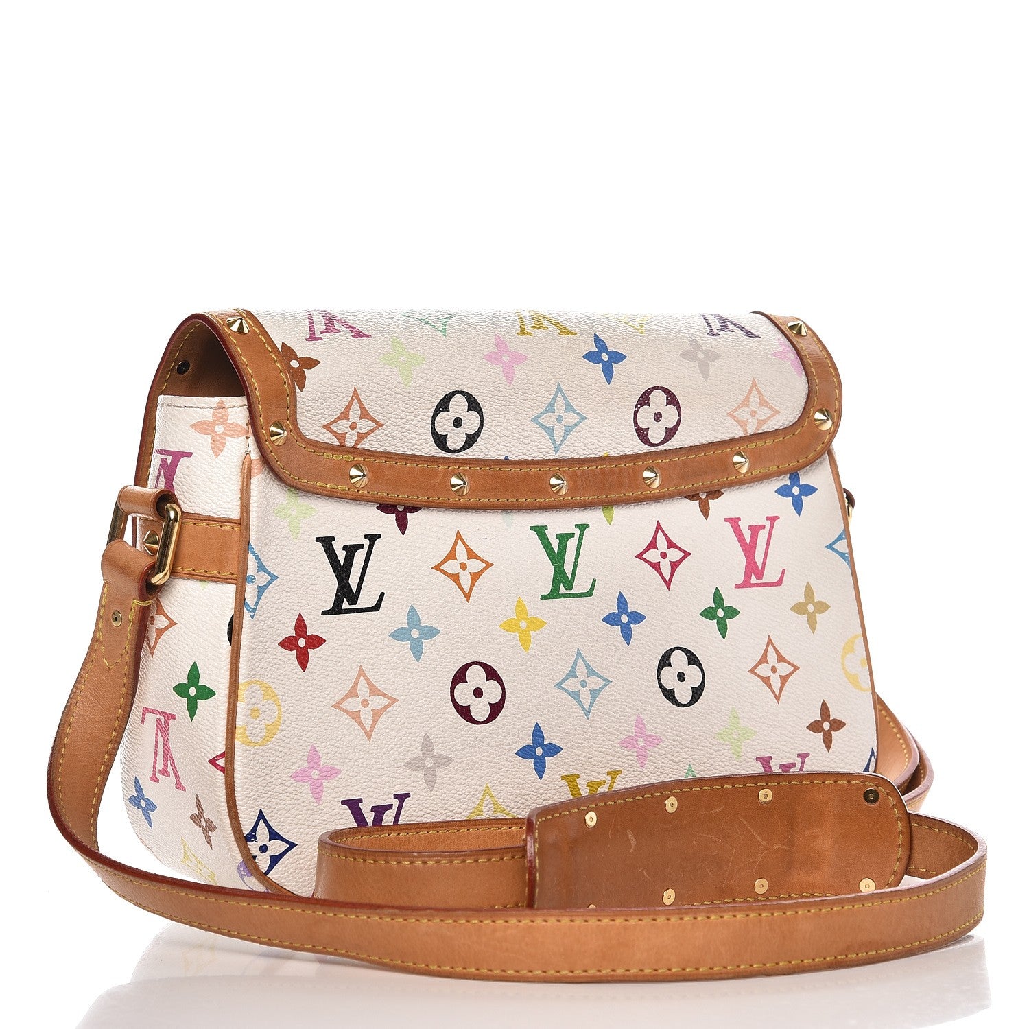 Louis Vuitton Monogram Multicolor Sologne White 3 of 16