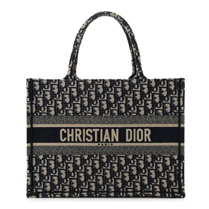 Christian Dior Oblique Medium Book Tote Blue Multicolor 1 of 10