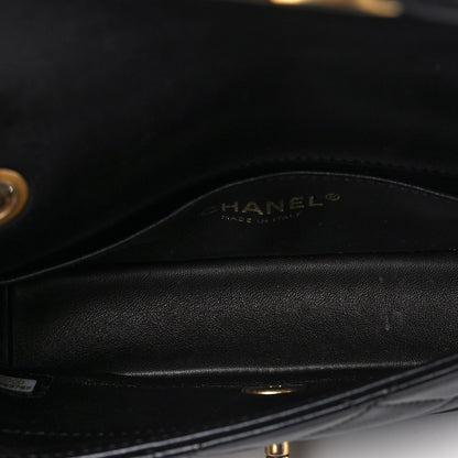 Chanel Shiny Lambskin Small Chain Is More Flap Black 5 of 7