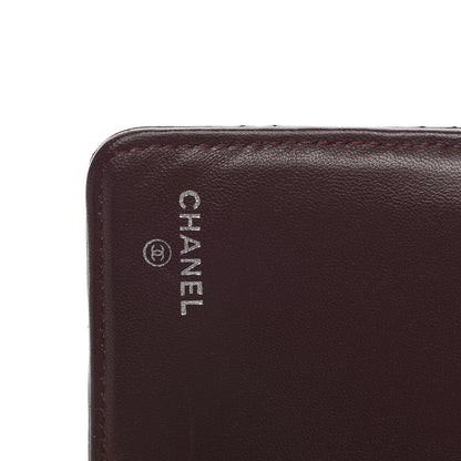 Chanel Lambskin Quilted Yen Wallet Black 6 of 14