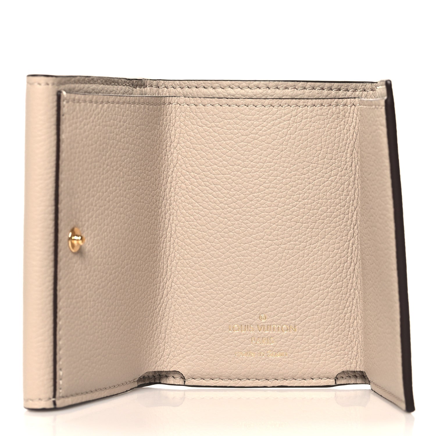 Louis Vuitton Soft Calfskin My LockMe Compact Wallet Greige 5 of 7
