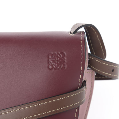 Loewe Calfskin Small Gate Crossbody Bag Wine Pastel Pink 9 of 11