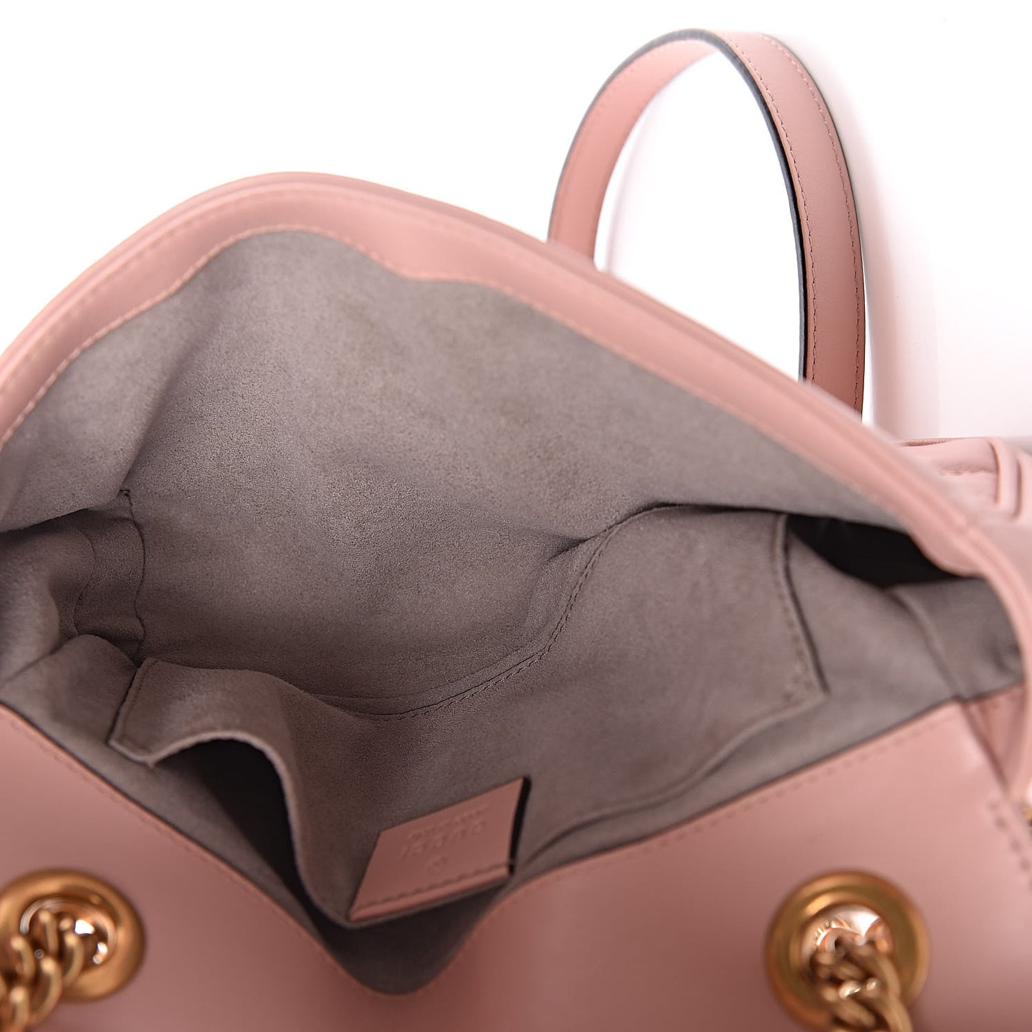 Calfskin Matelasse Mini GG Marmont Shoulder Bag Perfect Pink