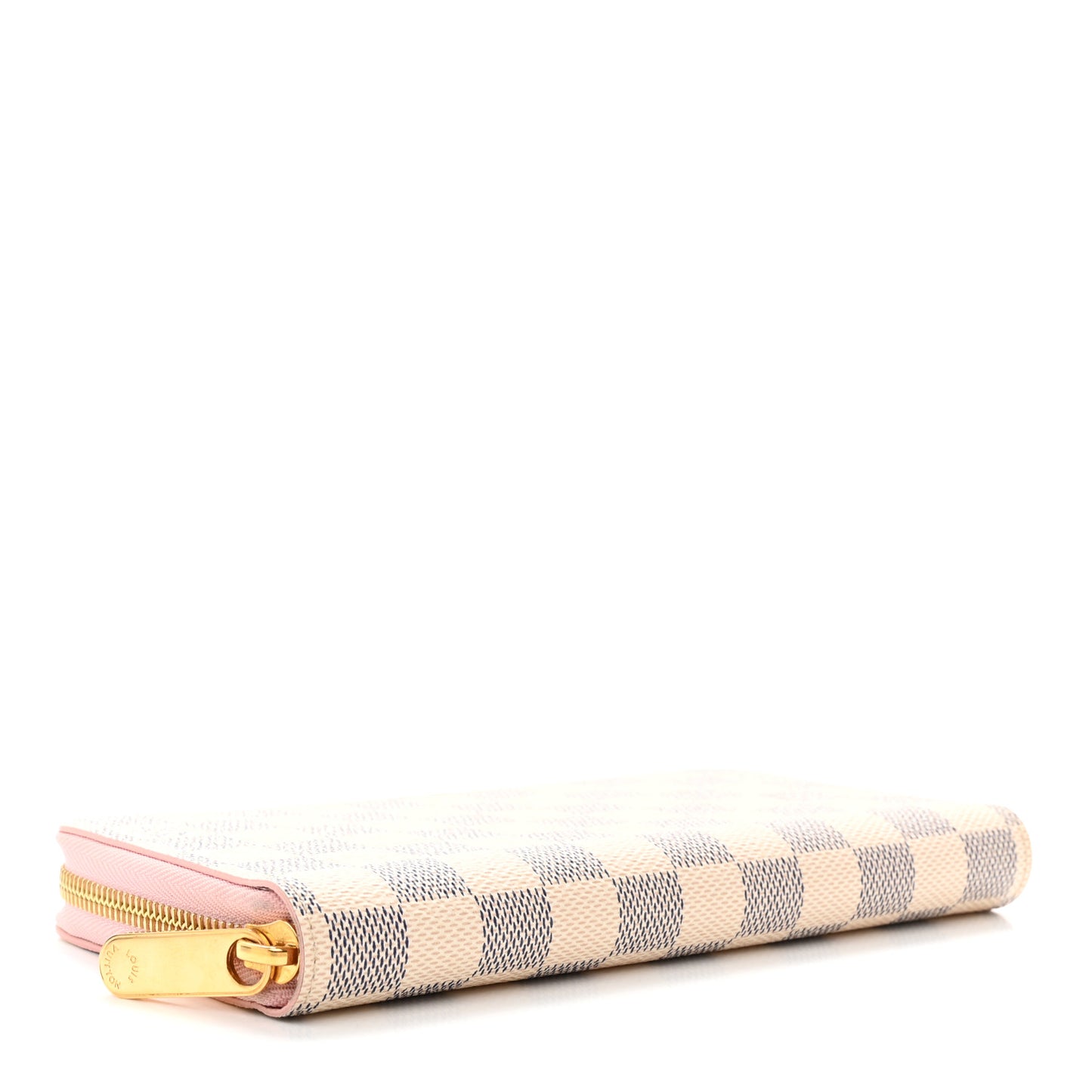Damier Azur Zippy Wallet Rose Ballerine