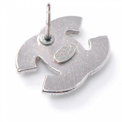 Chanel Crystal CC Earrings Silver 4 of 5