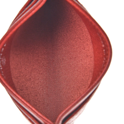 Chanel Caviar Quilted Card Holder Red 5 of 10