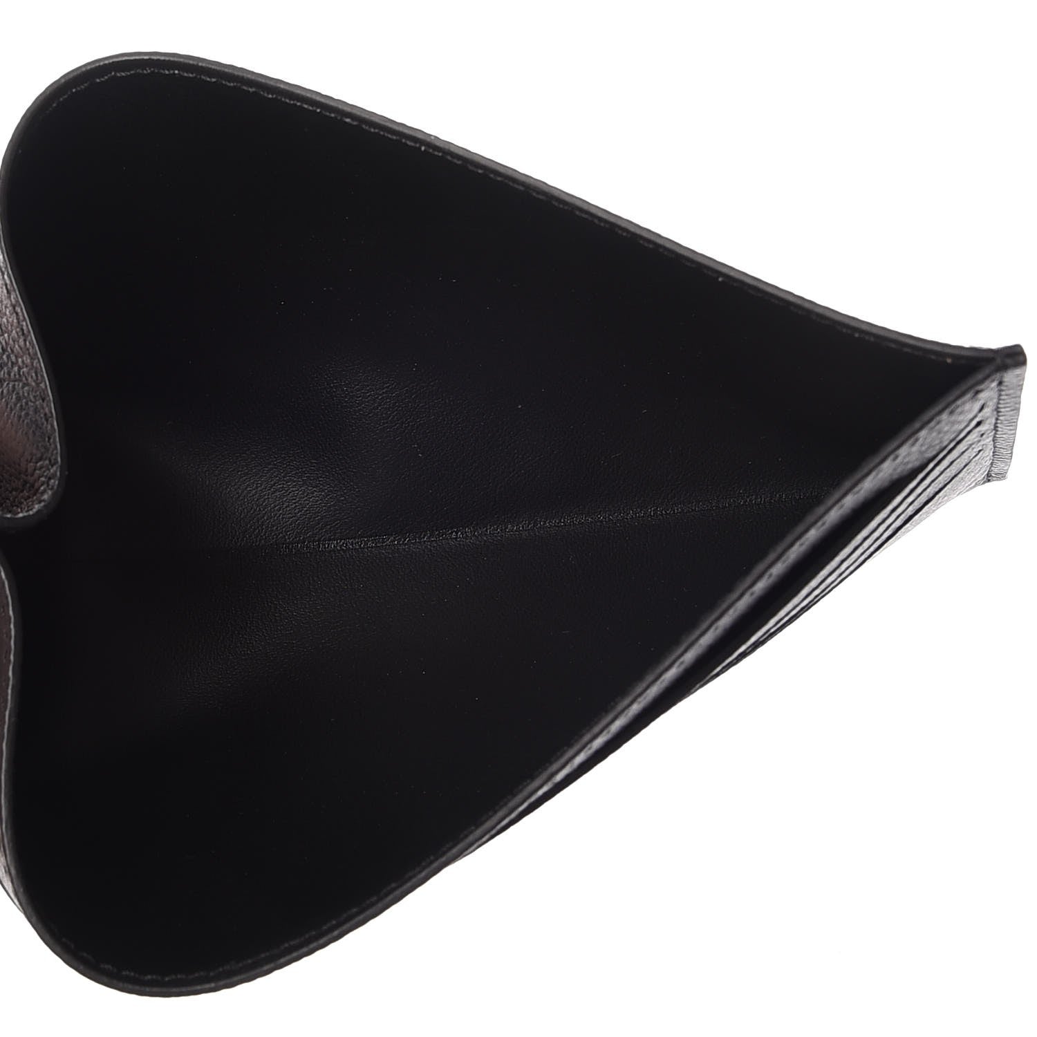 Louis Vuitton Calfskin Felicie Chain Wallet Card Holder Insert Black 5 of 6