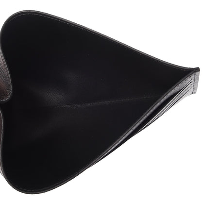 Louis Vuitton Calfskin Felicie Chain Wallet Card Holder Insert Black 5 of 6