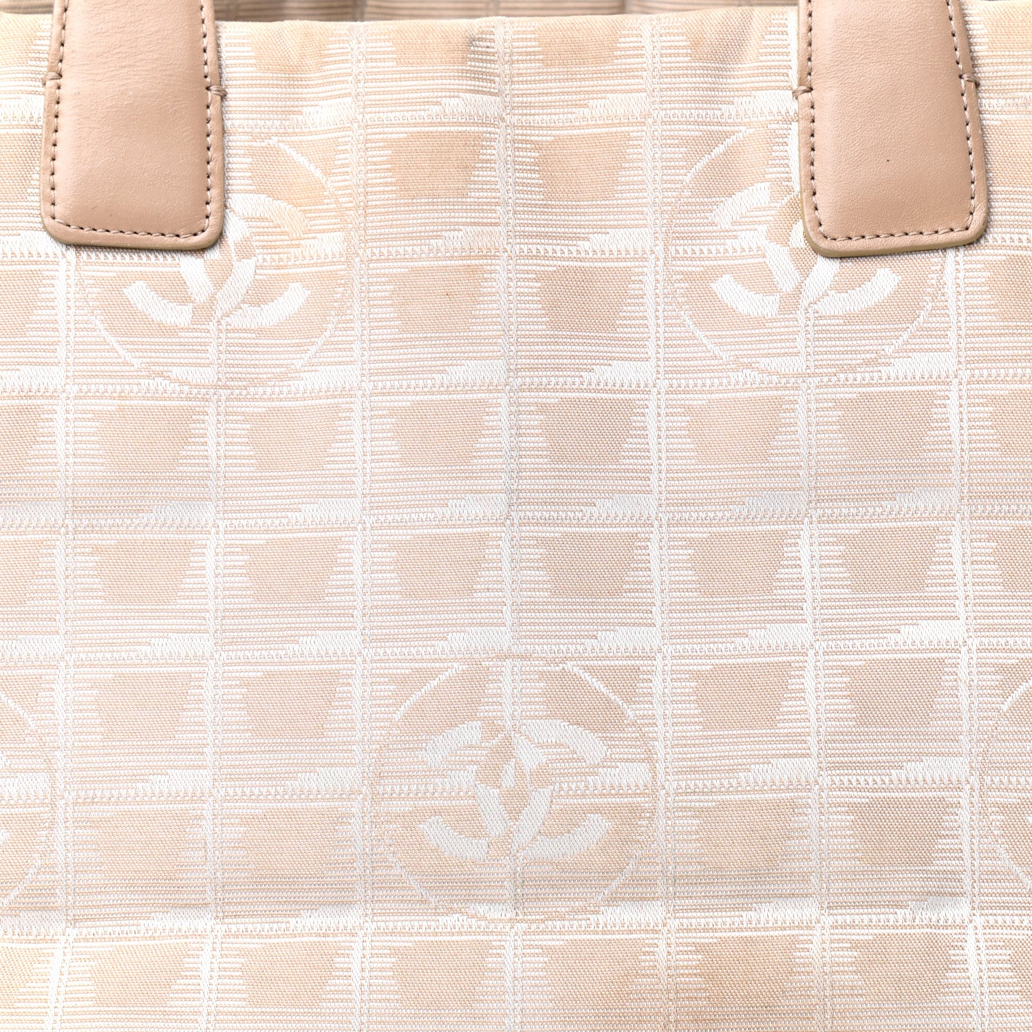 Chanel Nylon Medium Travel Tote Beige 11 of 11