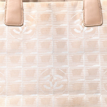 Chanel Nylon Medium Travel Tote Beige 11 of 11