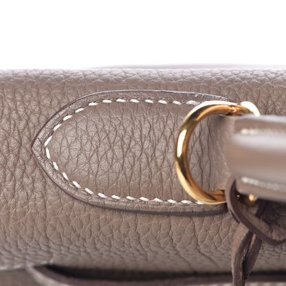 Hermes Togo Kelly Retourne 32 Etoupe 10 of 38