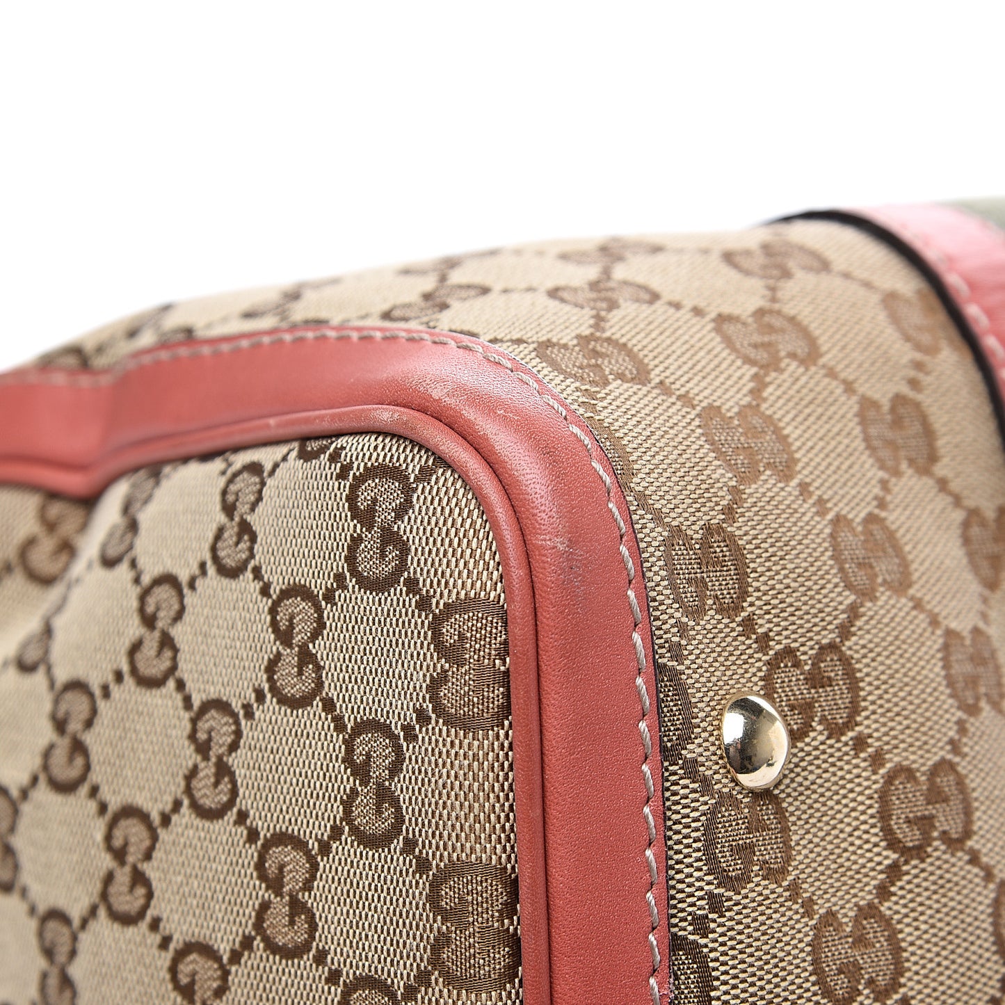Monogram Medium Vintage Web Boston Pink
