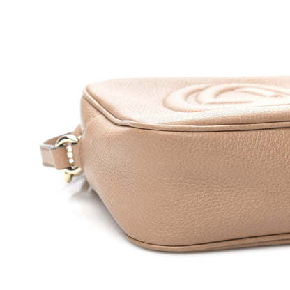 Gucci Pebbled Calfskin Small Soho Disco Bag Camelia 8 of 10