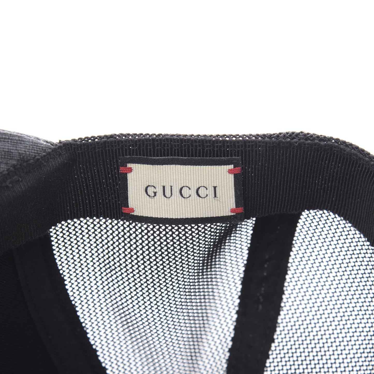 GG Supreme Monogram Kingsnake Print Baseball Hat S 57 Black