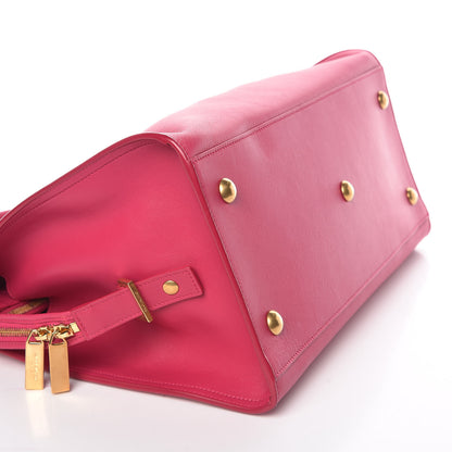 Saint Laurent Calfskin Medium Classic Y Cabas Fuchsia 13 of 14