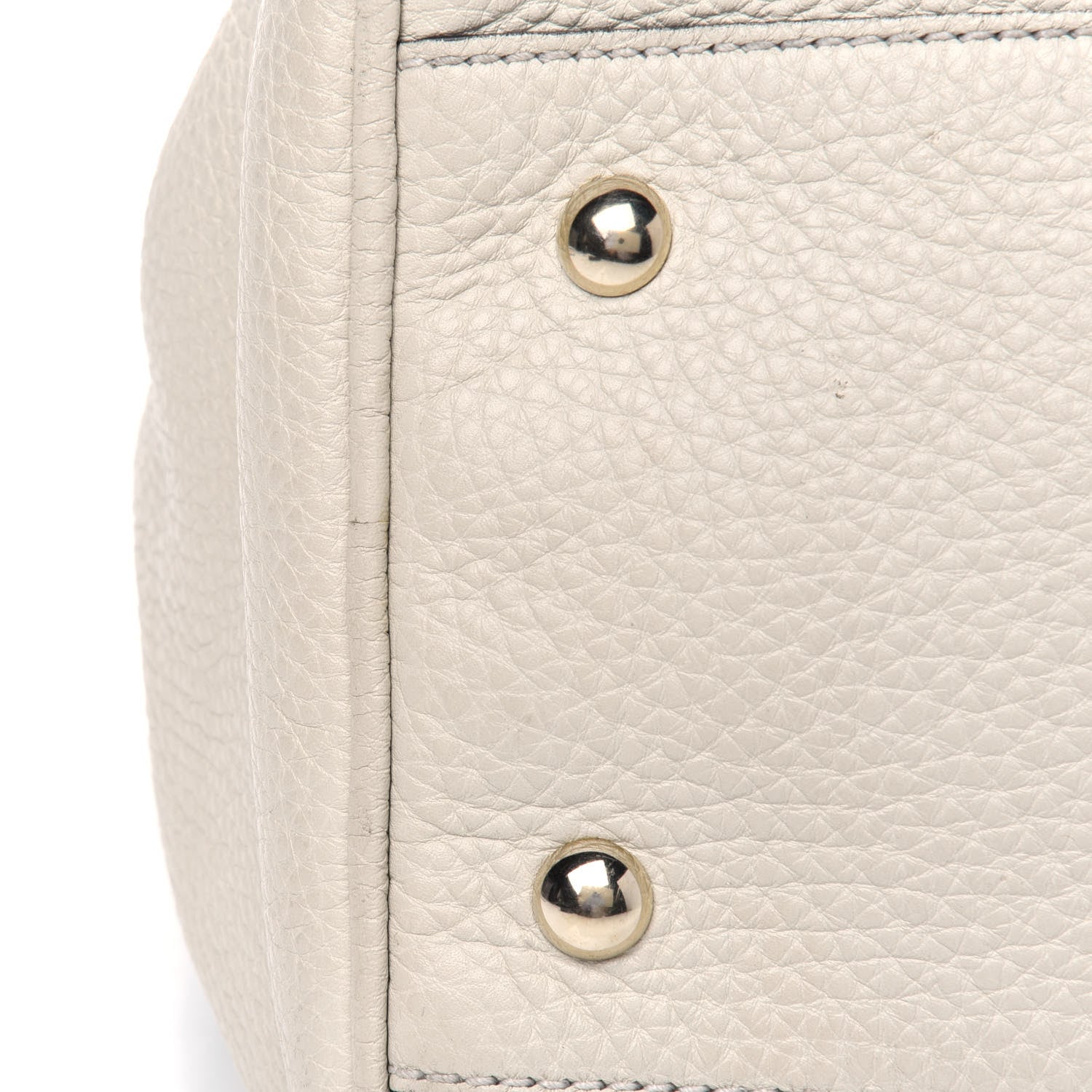 Gucci Calfskin Bamboo Medium Shopper Boston Mystic White 18 of 25