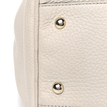 Gucci Calfskin Bamboo Medium Shopper Boston Mystic White 18 of 25