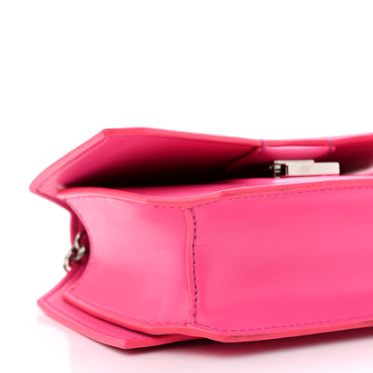 Givenchy Calfskin Bow Cut Chain Wallet Fuchsia 9 of 10