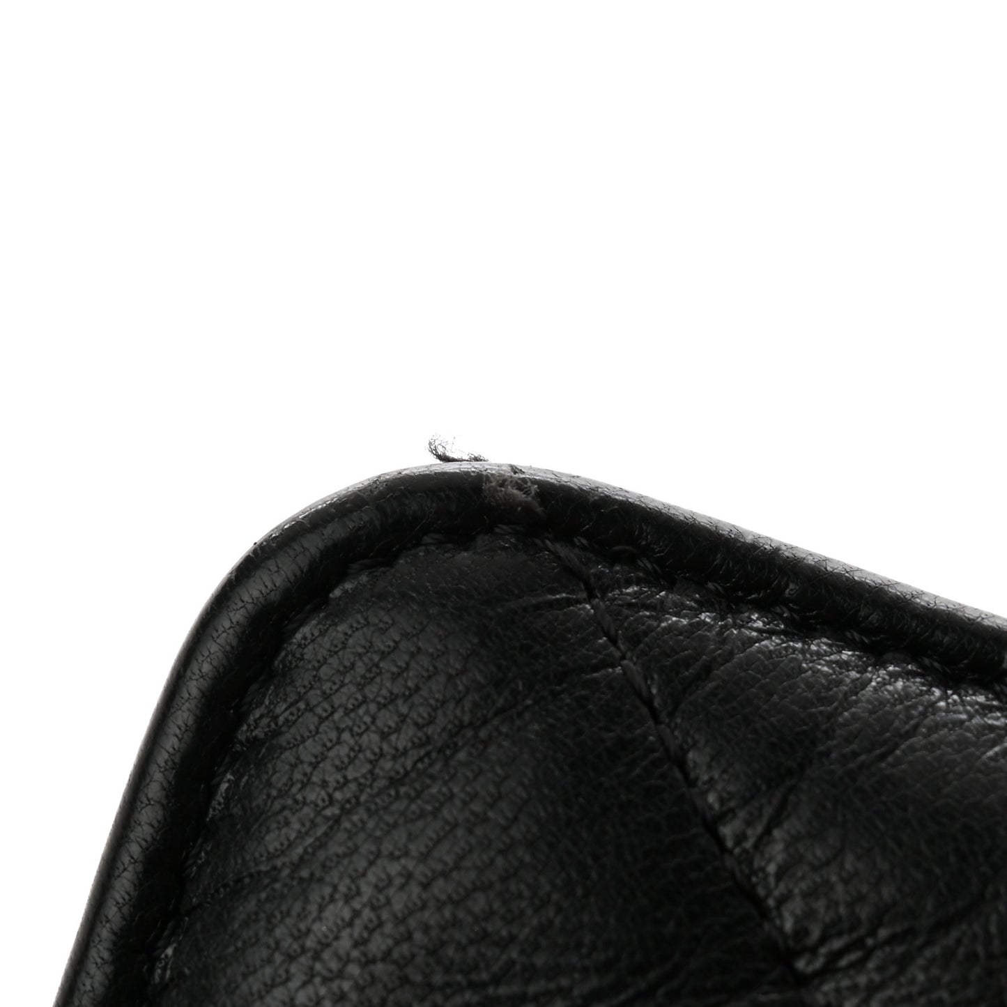 Lambskin Quilted Chanel 19 Phone and Card Holder Black