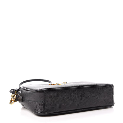 Prada Saffiano Lux Small Camera Crossbody Bag Black 4 of 11