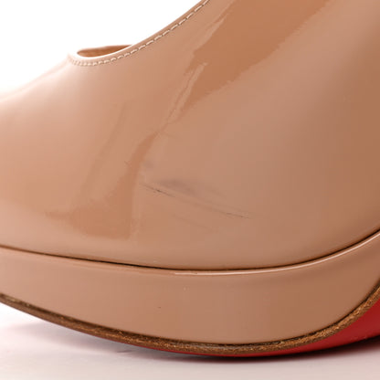 Christian Louboutin Patent New Simple 120 Pumps 37.5 Nude 10 of 10