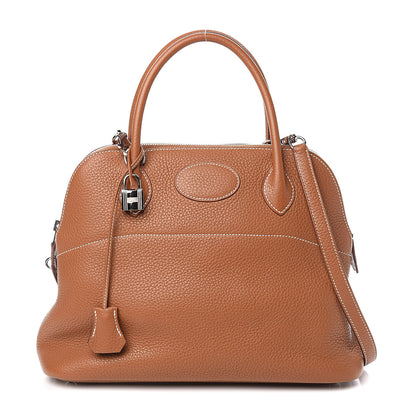 Hermes Taurillon Clemence Bolide 31 Gold 1 of 9