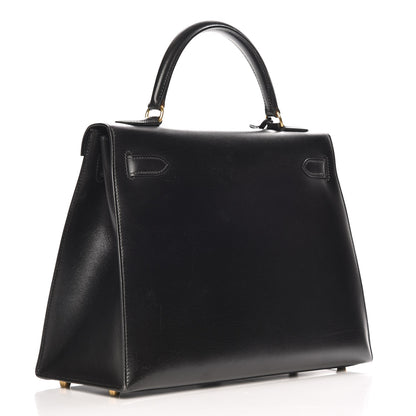 Hermes Box Kelly Sellier 32 Black 3 of 30
