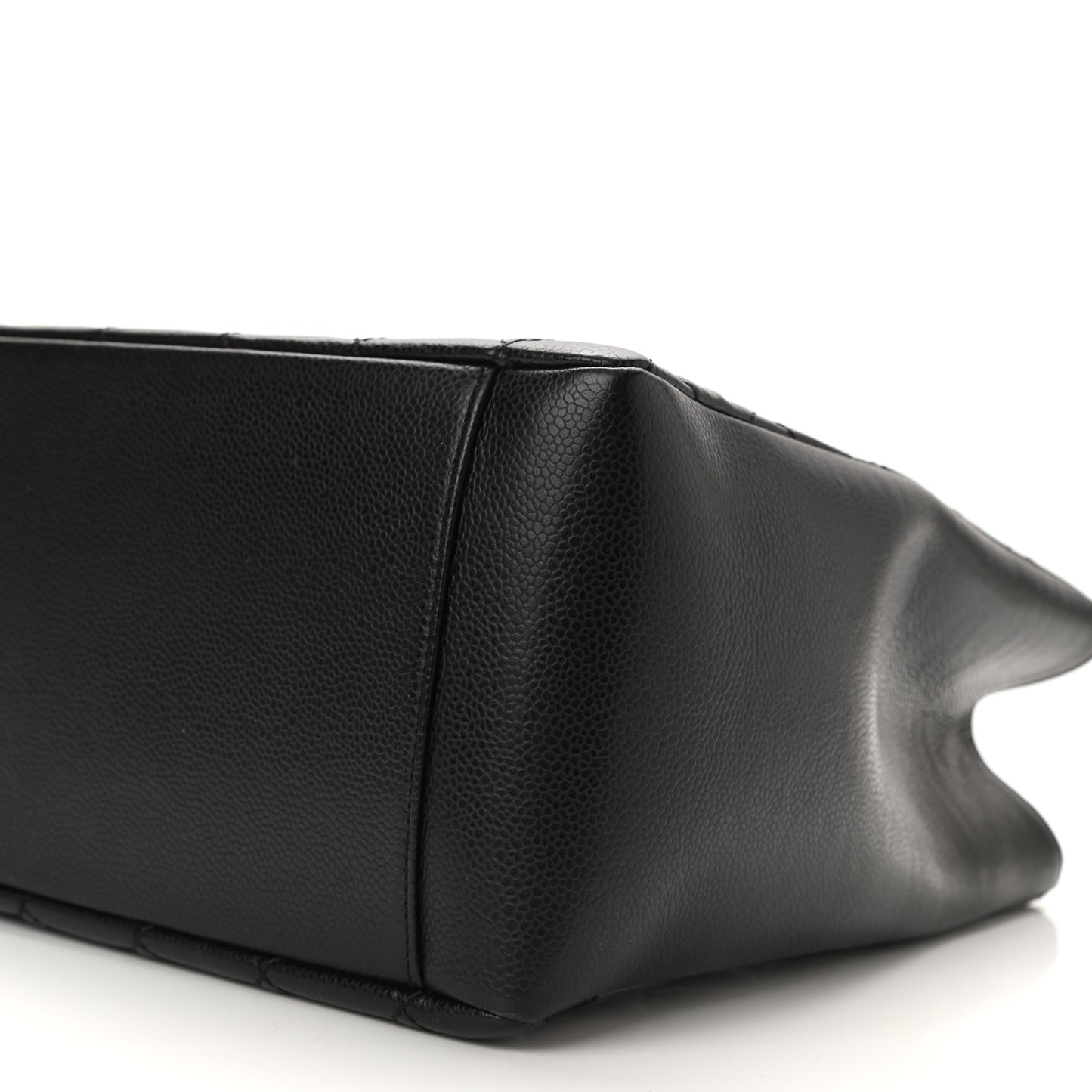 Caviar Quilted Grand Shopping Tote GST Black