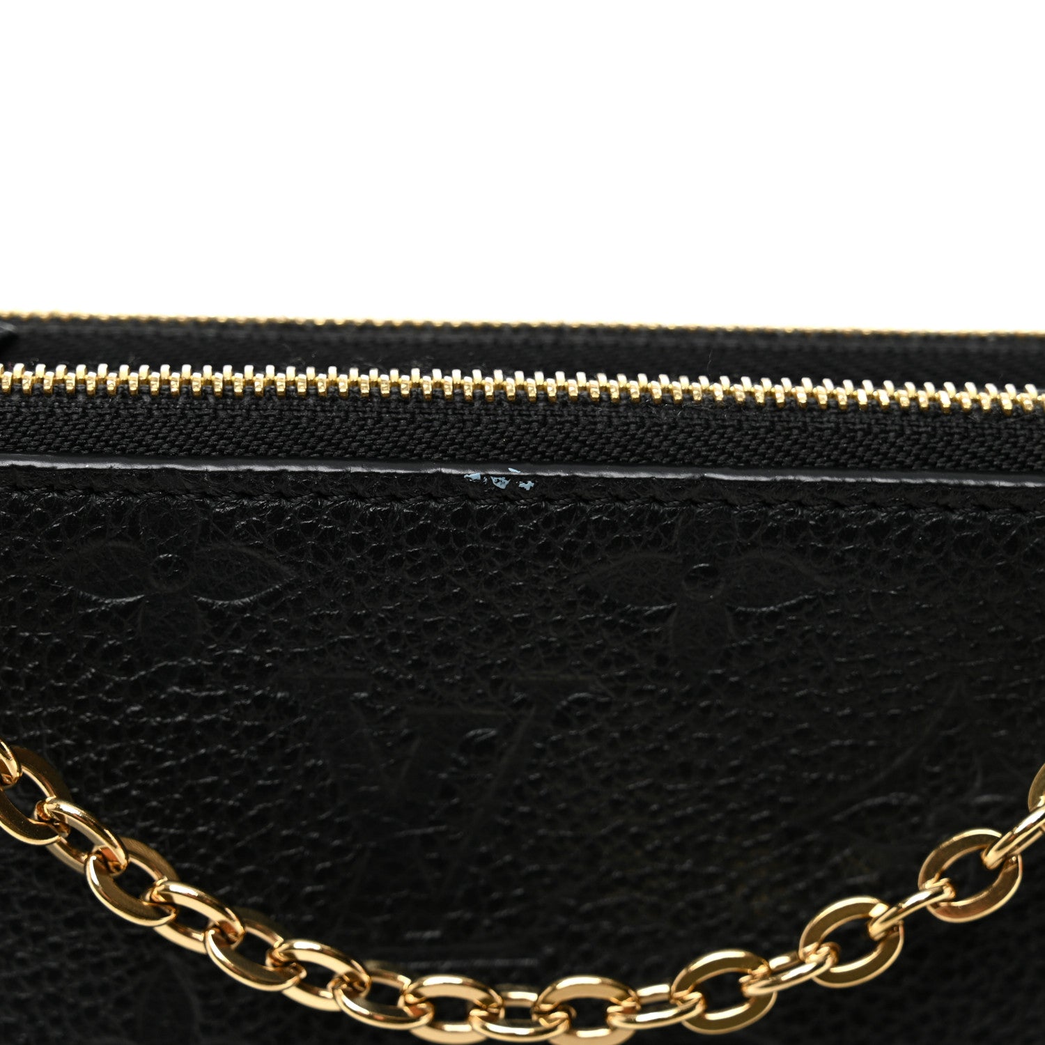 Louis Vuitton Empreinte Double Zip Pochette Black 12 of 13