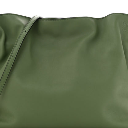 Loewe Calfskin Small Flamenco Knot Bag Avocado Green 9 of 11