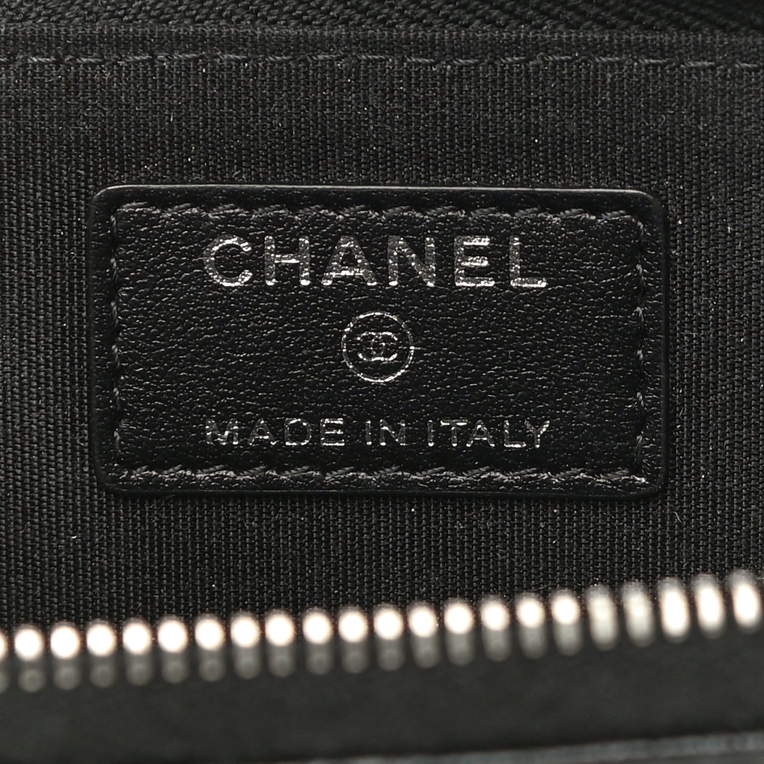 Chanel Caviar Camellia Embossed Key Holder Case Black 6 of 11
