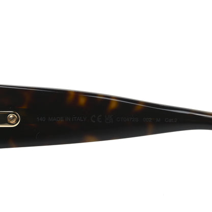 Cartier Acetate Panthere C-Logo Sunglasses CT0472S Tortoise 6 of 6