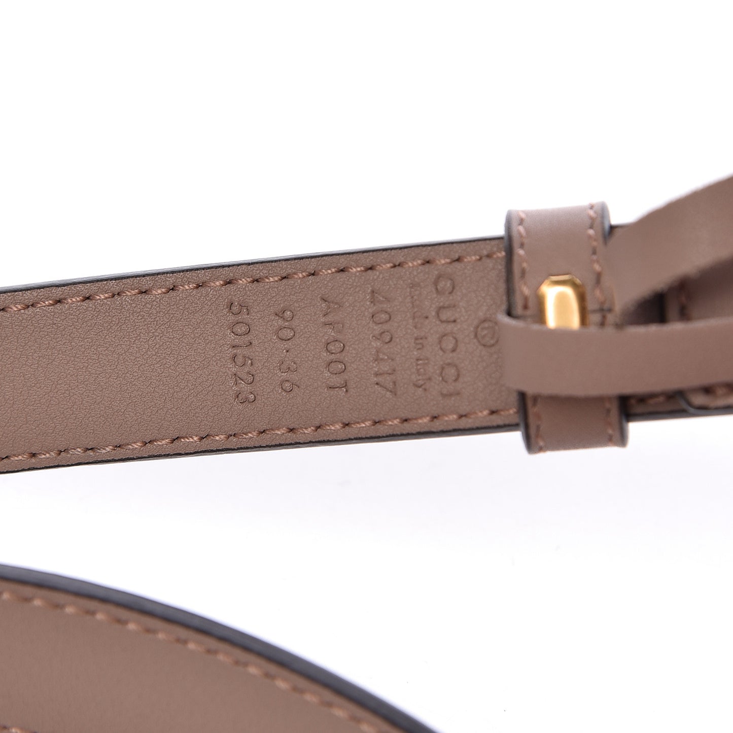 Calfskin Double G 20mm Belt 90 36 Porcelain Rose