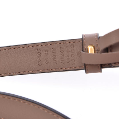Gucci Calfskin Double G 20mm Belt 90 36 Porcelain Rose 4 of 6