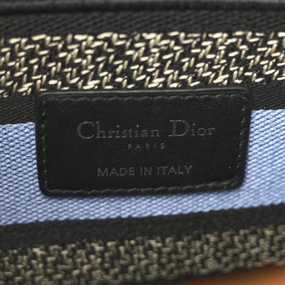 Christian Dior Canvas Pixel Zodiac Embroidered Medium Lady D-Lite Nero Multicolor 6 of 14