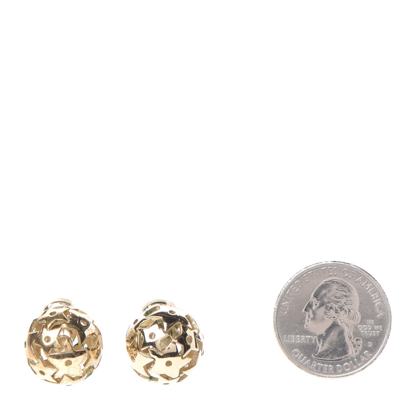 Pearl Star Mise En Dior Tribal Earrings Gold