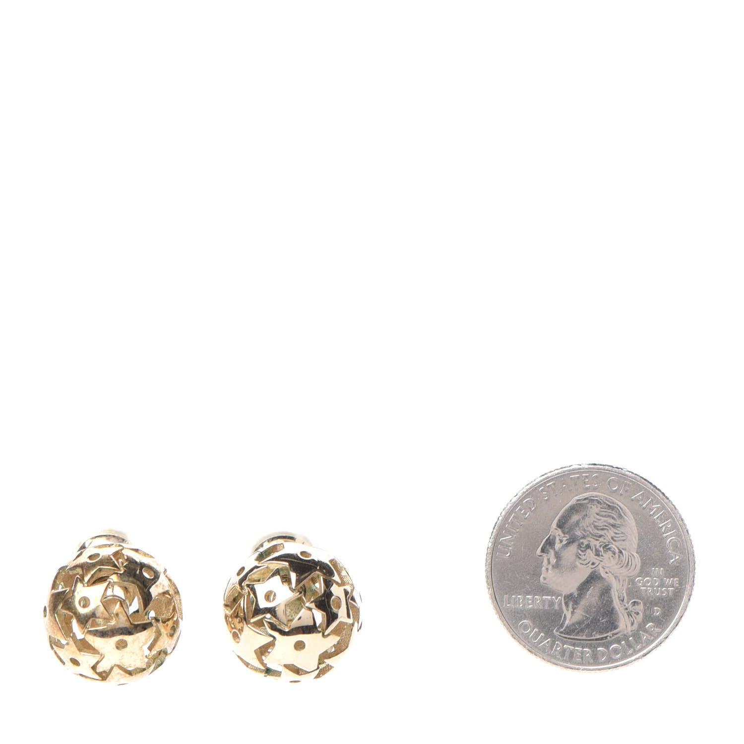 Christian Dior Pearl Star Mise En Dior Tribal Earrings Gold 2 of 4