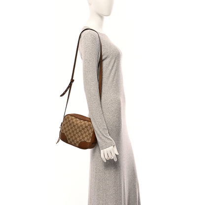 Gucci Monogram Mini Bree Messenger Bag Beige Tabacco 2 of 11