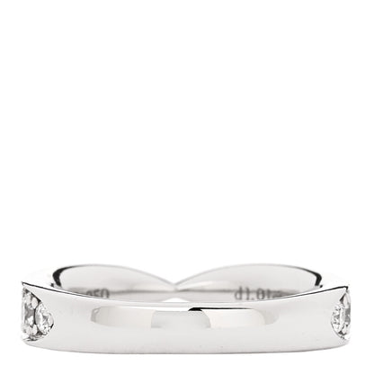 Tiffany Platinum Diamond 4.3mm Harmony Band Ring 54 7 3 of 6